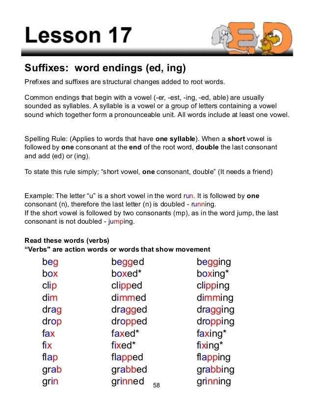 Phonics lessons
