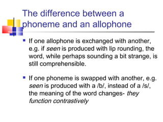 Phonology | PPT