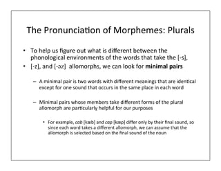 Zero Allomorph Example phonology.ppt.pdf