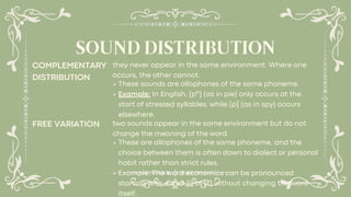 Comprehensive Overview of Phonology: Sounds, Rules, and Distribution | PDF