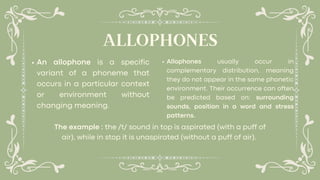 Comprehensive Overview of Phonology: Sounds, Rules, and Distribution | PDF