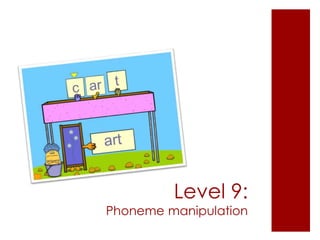 Level 9:
Phoneme manipulation
 