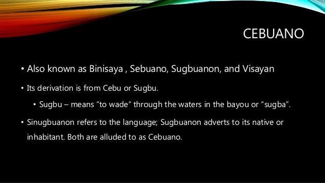 essay meaning in cebuano