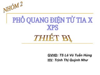 GVHD: TS Lê Vũ Tuấn Hùng
HV: Trịnh Thị Quỳnh Như
 