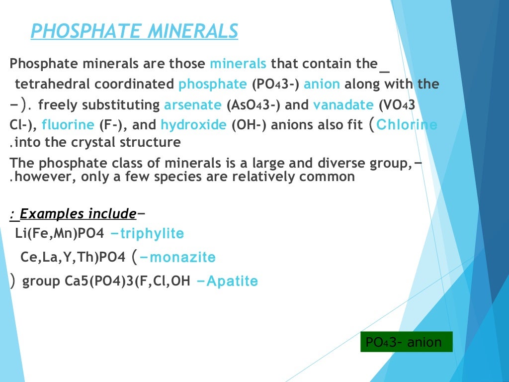 Phosphates group mineral