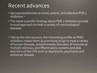 Phosphodiesterase inhibitors