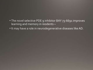 Phosphodiesterase inhibitors