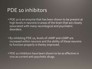 Phosphodiesterase inhibitors