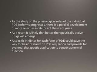 Phosphodiesterase inhibitors