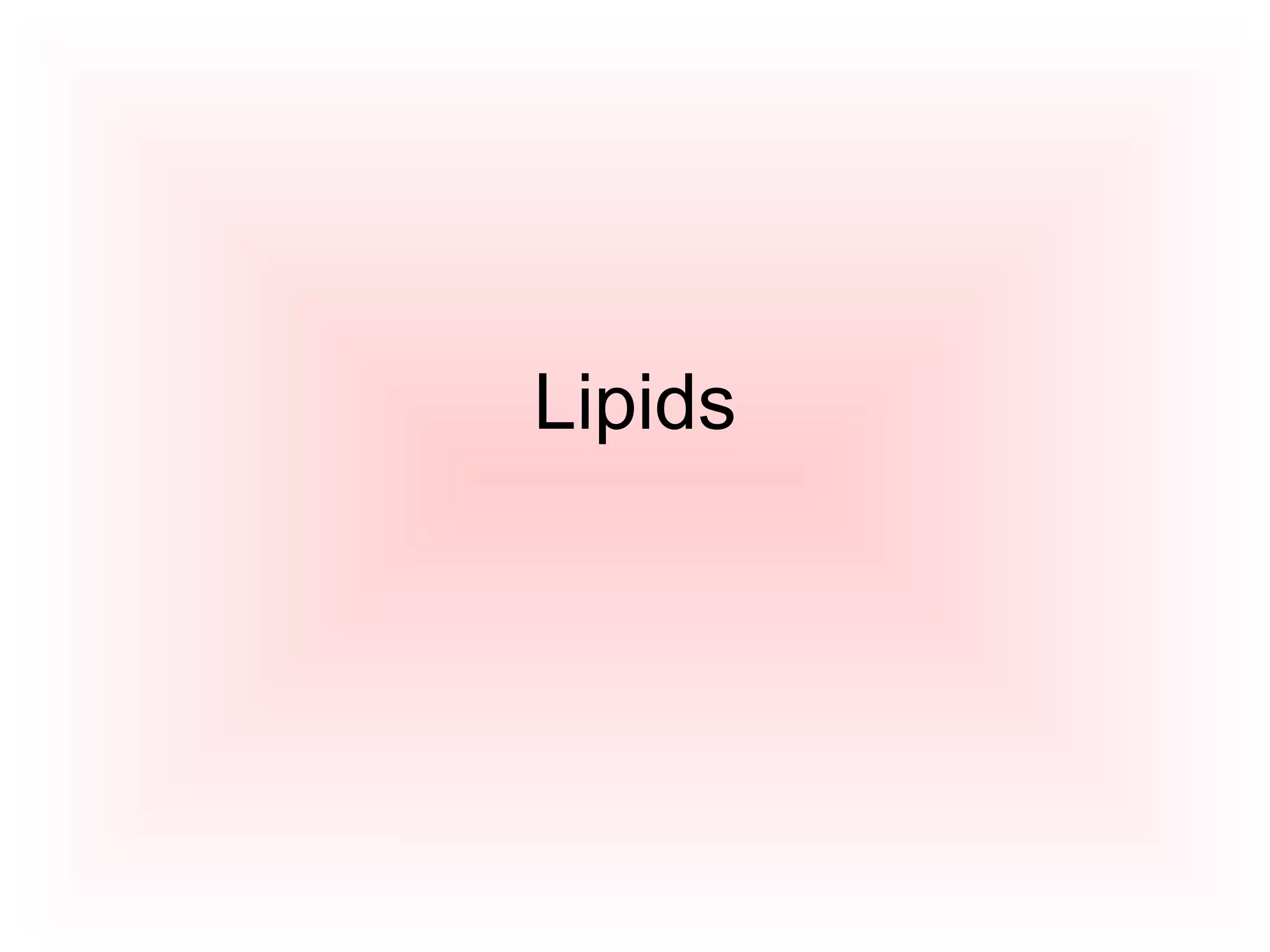 Lipids
