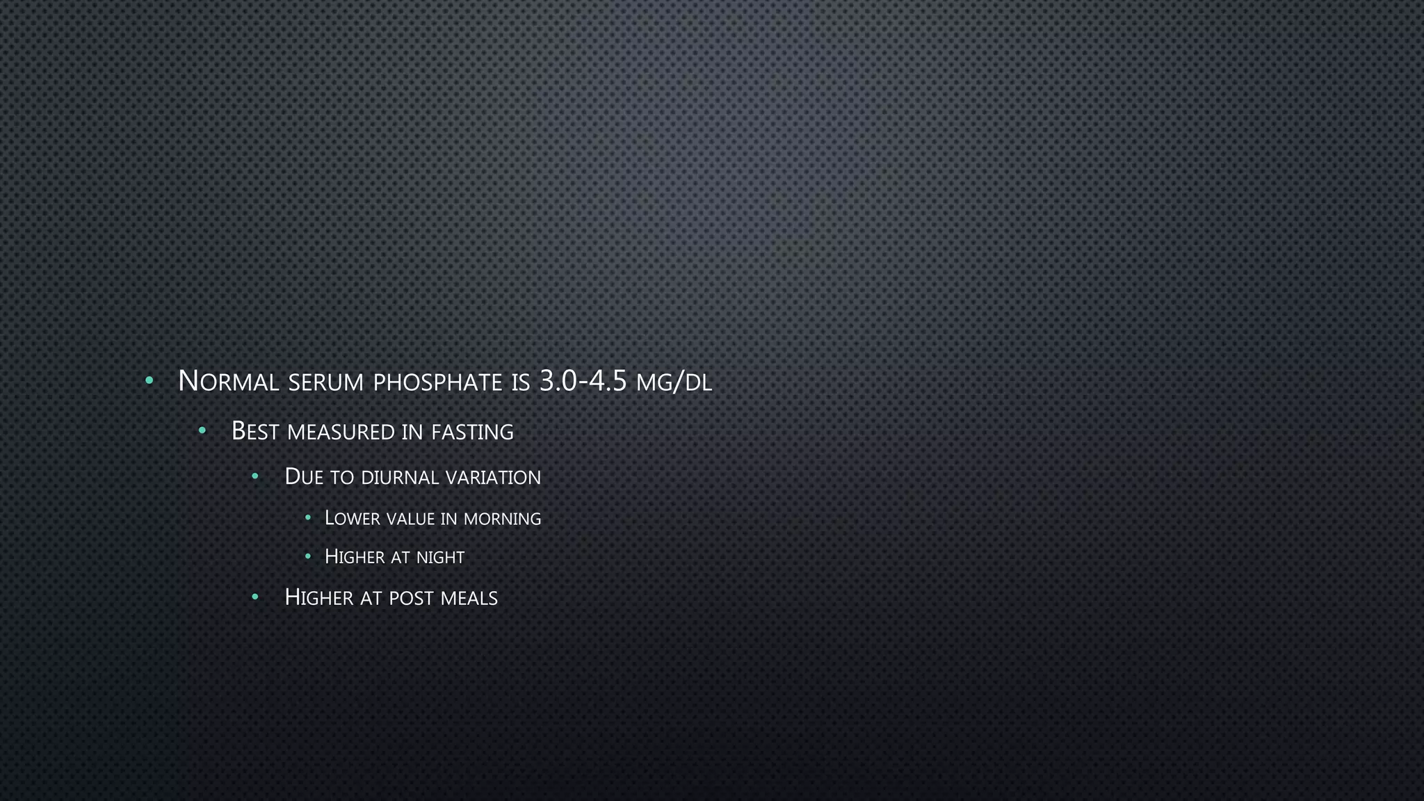 Phosphorus metabolism | PPTX