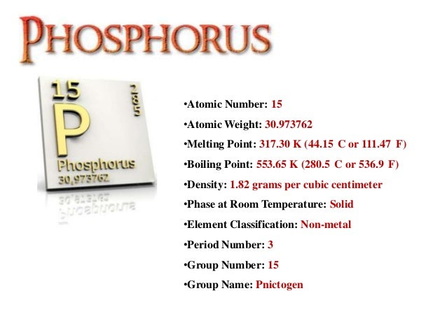 Phosphorus Phase At Room Temperature Phosphorus Phase At Room Temperature