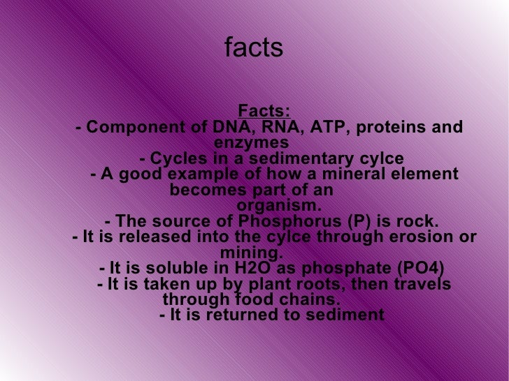 phosphorus project phosphorus facts