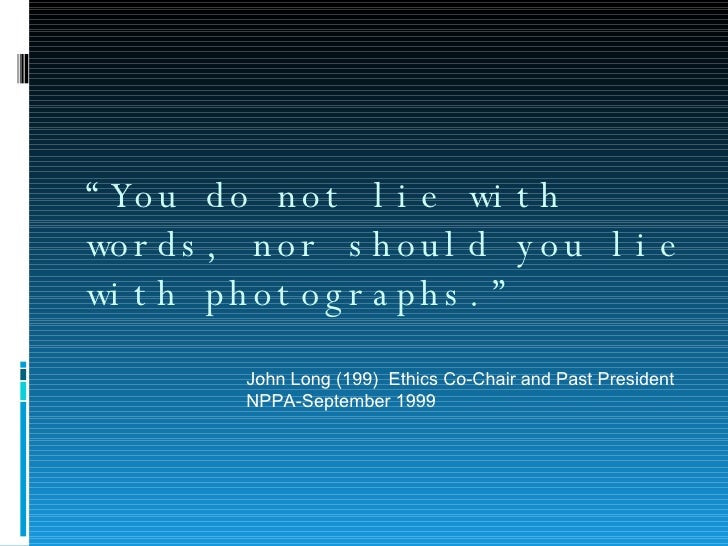 Phot Editing Code of Ethics