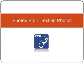 Photex Pro – Text on Photos
 