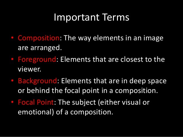 what does the composition of something mean