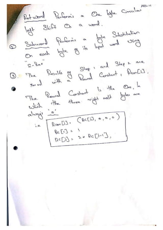 Advanced Encryption Standard - AES