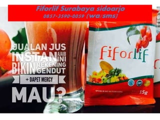 Fiforlif Surabaya sidoarjo
0857-3590-0059 (wa/sms)
 