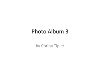 Photo Album 3 by Corina Tipler 