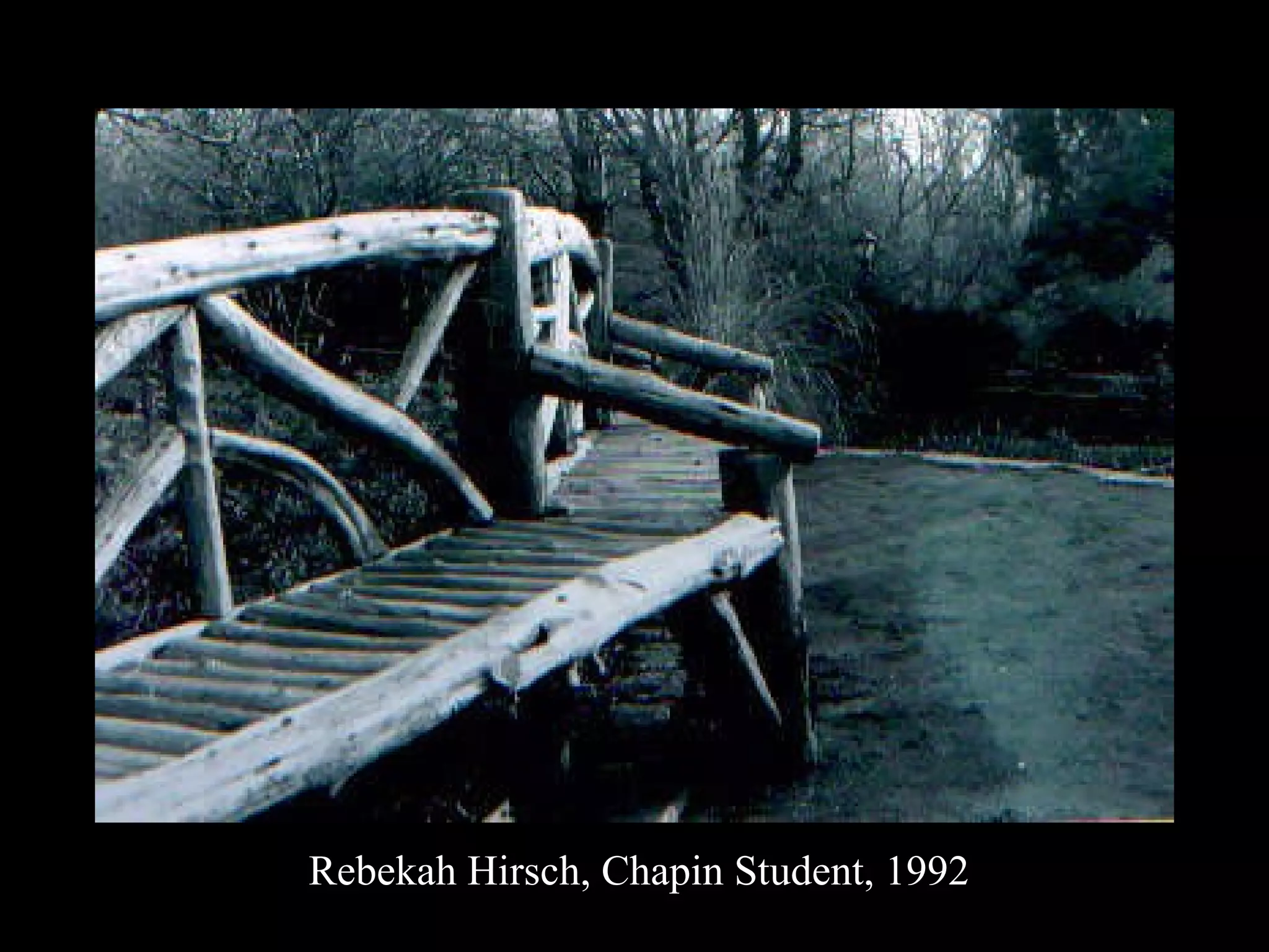 Rebekah Hirsch, Chapin Student, 1992 