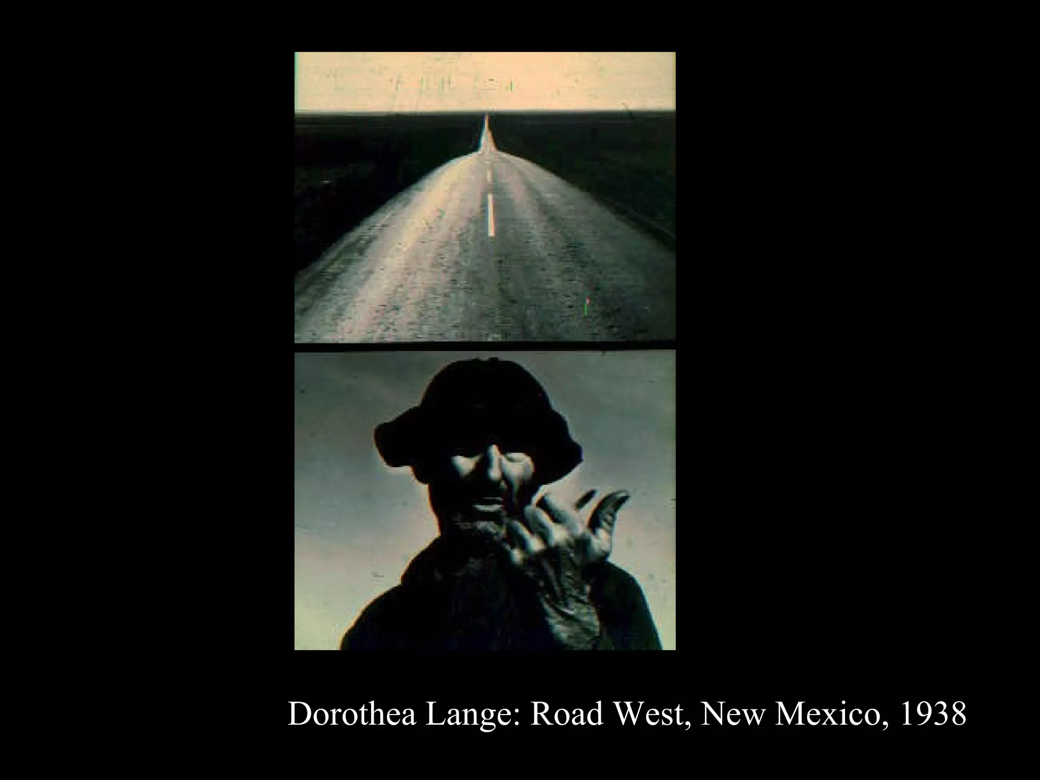 Dorothea Lange: Road West, New Mexico, 1938 