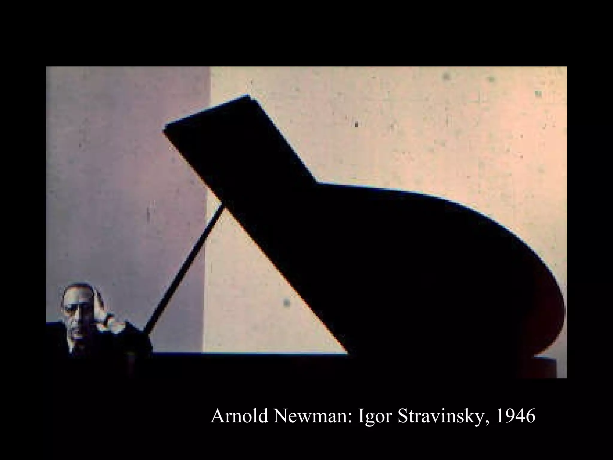 Arnold Newman: Igor Stravinsky, 1946 