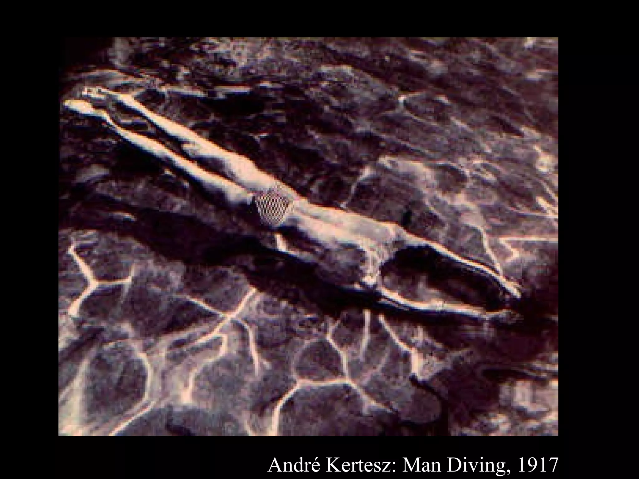 André Kertesz: Man Diving, 1917 