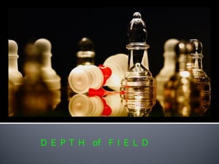 D E P T H of F I E L D
 