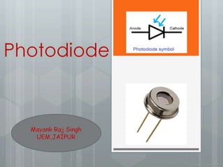 Photo-diode & L.E.D with diagrams 