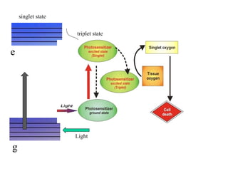 Light g e singlet state triplet state 