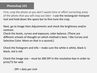Cropping Vs Rearranging Photo Editing Part 2 and Cropping | PPTX