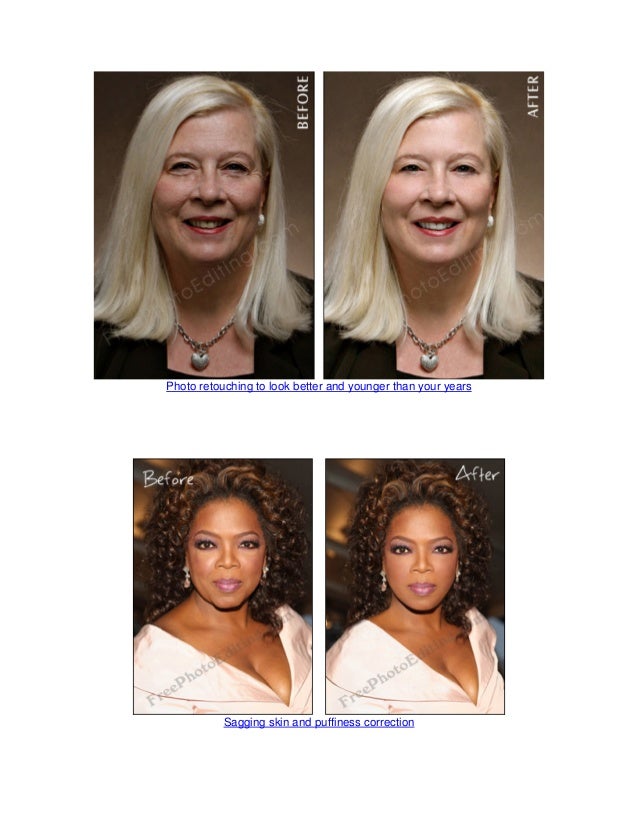 Photo editing services to make you look younger