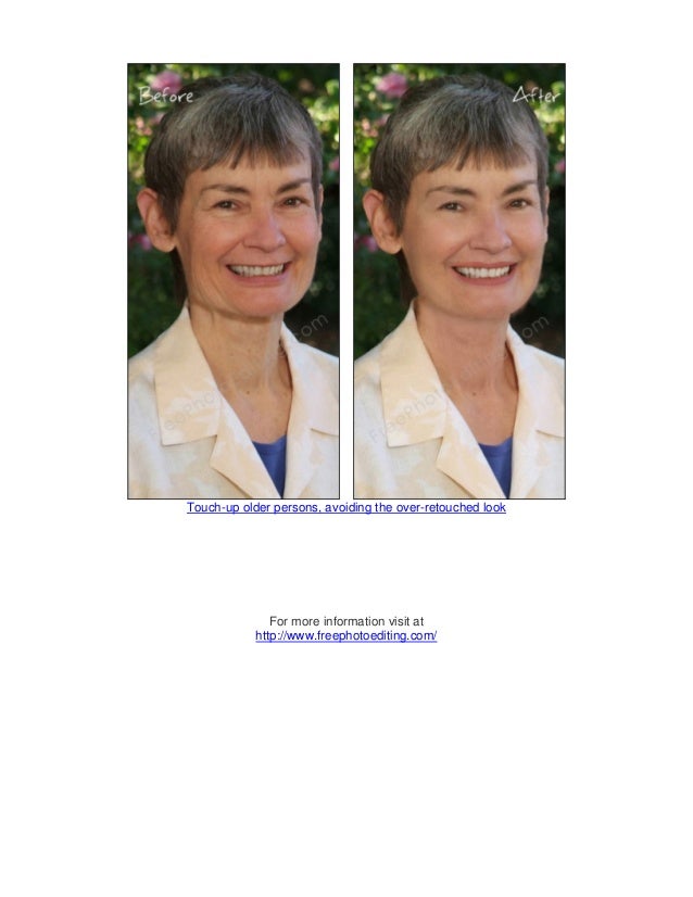 Photo editing services to make you look younger