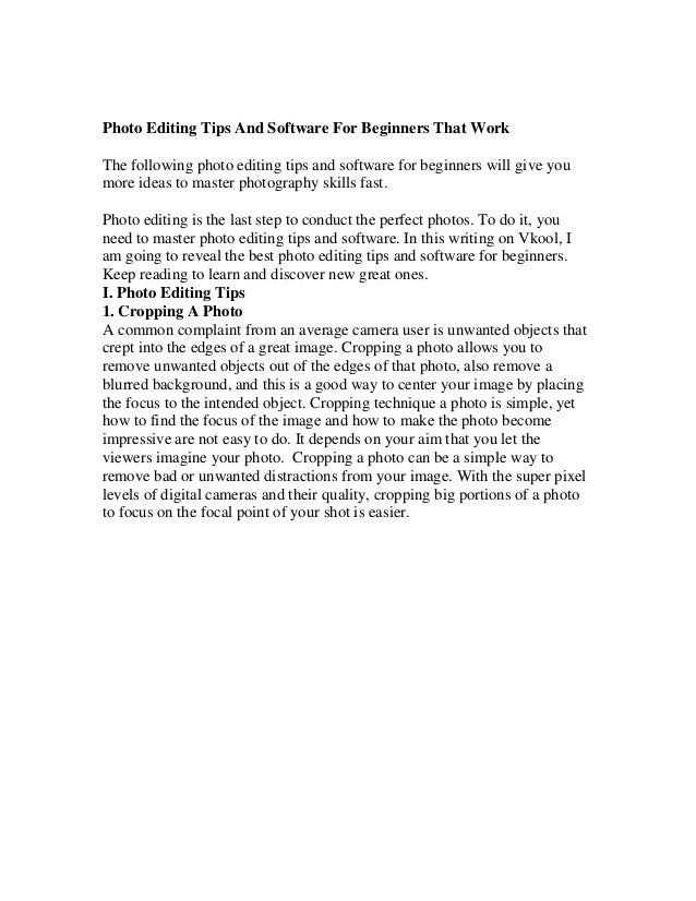 simple video editing software for beginners