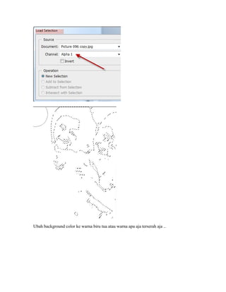 Ubah background color ke warna biru tua atau warna apa aja terserah aja ..
 