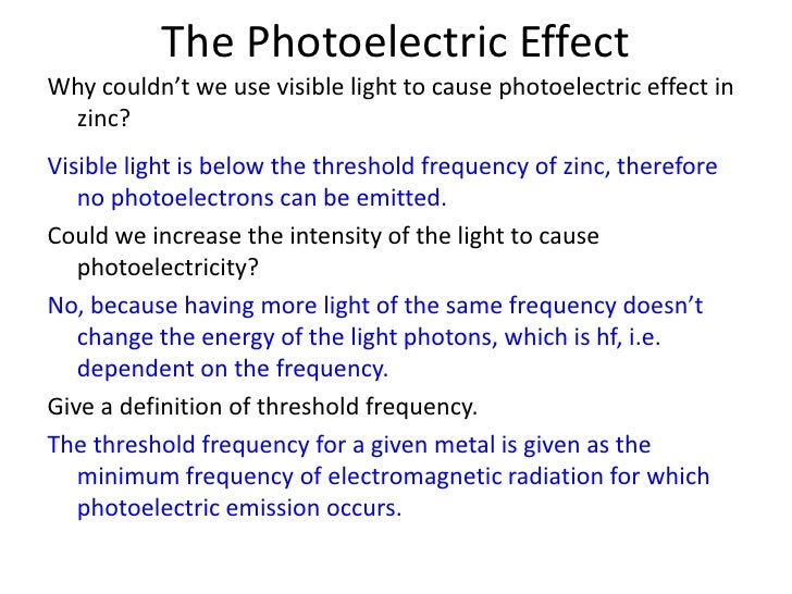 Photoelectric effect