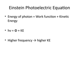 Photon Math Comprehensive Overview of the Photoelectric Effect with Diagrams and ...