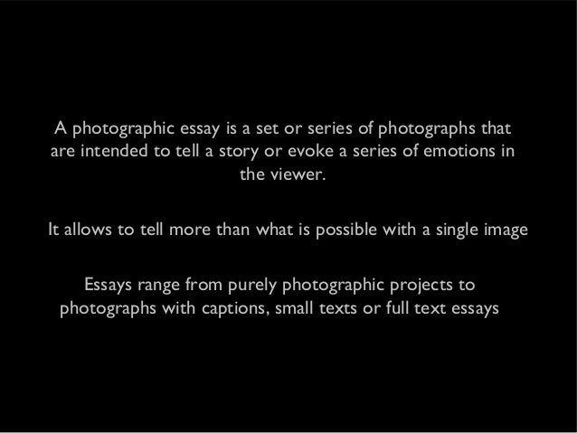 Photojournalism Essay Topics