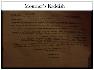 Mourner’s Kaddish
 