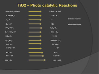 degradation of pollution and photocatalysis | PPTX