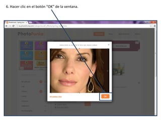 6. Hacer clic en el botón “OK” de la ventana.
 