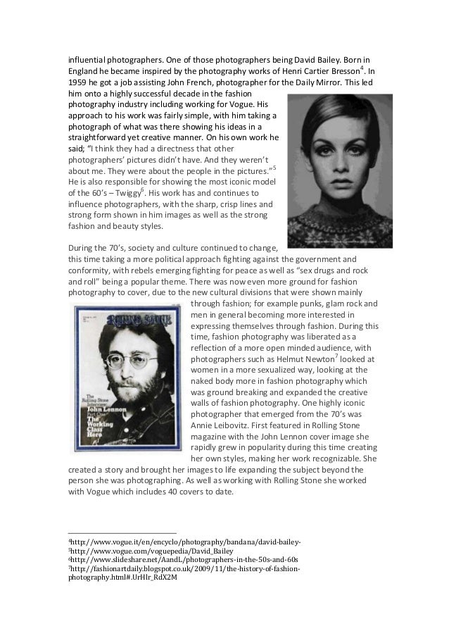 Research paper on fashion photography