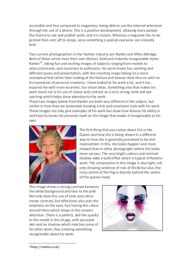 Fashion and Beauty Photography Essay fashion photography essay