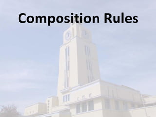 Composition Rules 