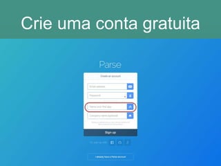 Crie uma conta gratuita
 