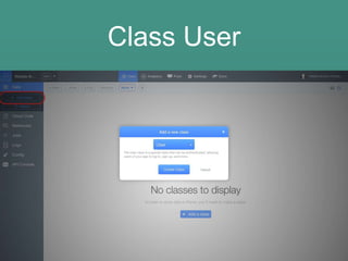 Class User
 