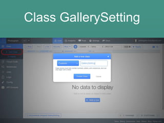 Class GallerySetting
 