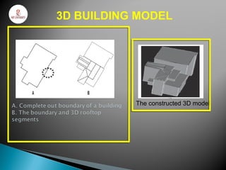 3D BUILDING MODEL




           The constructed 3D model
 
