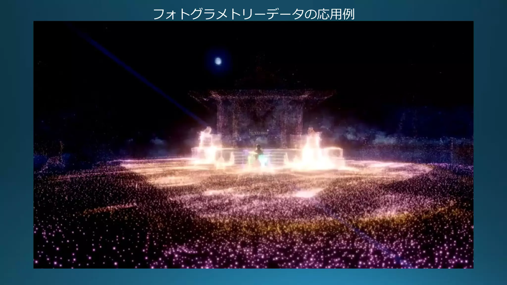 フォトグラメトリーデータの応用例
 