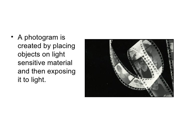 Photograms and darkroom procedure